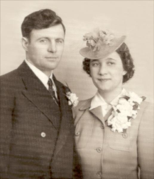 John Robert and Veronica Theresa "Verne" Kolesar Niksich, February1942
