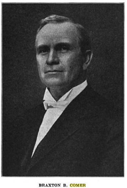 Braxton Bragg Comer, 1848-1927