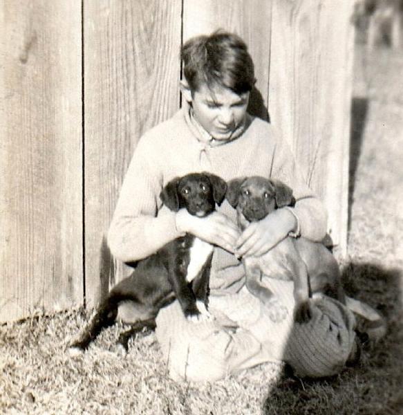 Robert Chester "Bubba" Easley with Pete and Repeat