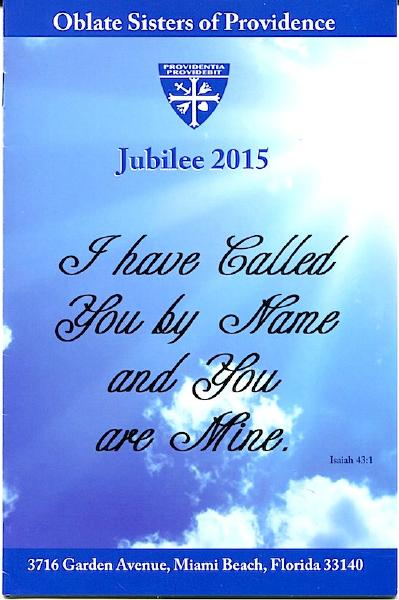 Sister Mary Clementina Givens
Diamond Jubilee, 12 September 2015