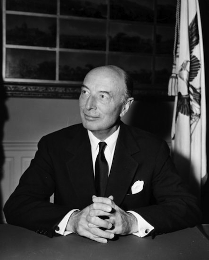 Robert Abercrombie Lovett, 1895-1986
US Army photo of Lovett as Defense Secretary in 1951 (Truman Presidential Library, www.trumanlibrary.org)