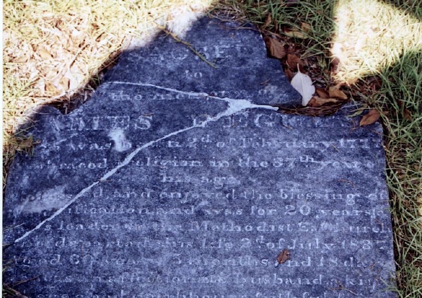 James Pegues (1777-1837), New Hope Methodist Church Cemetery, Marlboro County, South Carolina