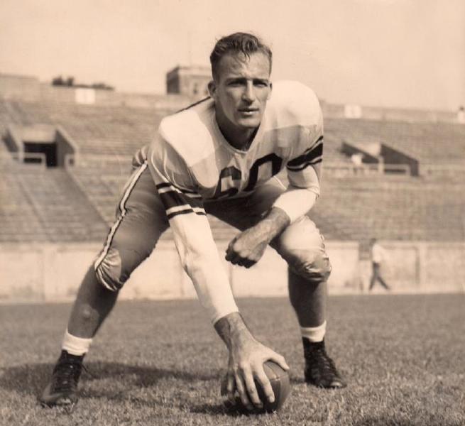 Harry Raymond Smith as a Center at Georgia Tech, 1946