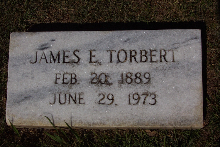 James Everett Torbert (1889-1973), Memorial Garden Cemetery, Demopolis