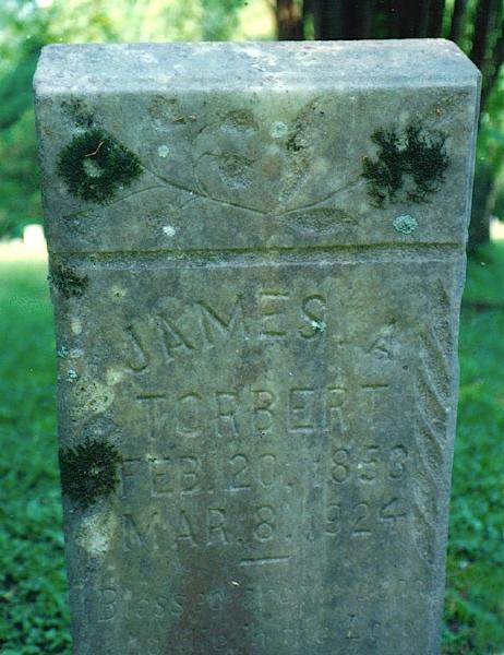 James Anthony Torbert (1853-1924), Old Spring Hill Methodist Cemetery, Marengo County, Alabama