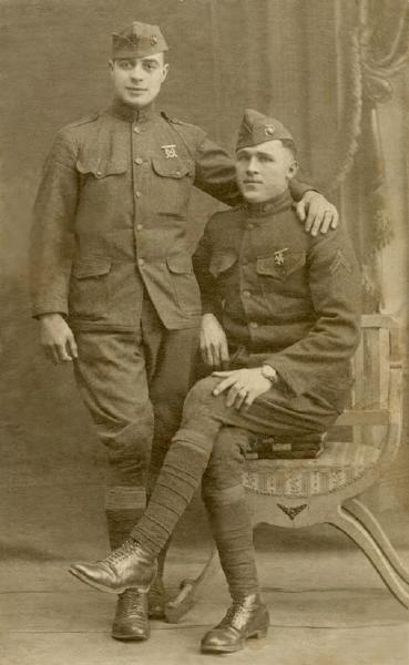 Rex H Ward (1892-1981), seated on the right