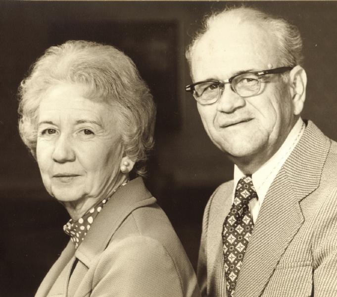 Opal and Irvin Wood, 1982