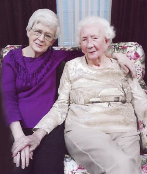 Opal Wood and daughter Patricia, 2011 Christmas holidays