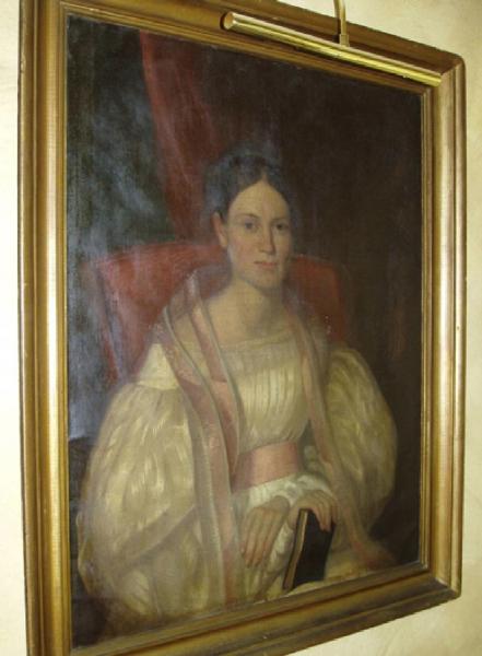 Portrait of Evelina Alexander Barnes Wood, about 1837 (artist unknown)