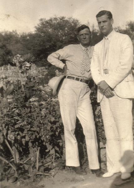 Walter Wood and son Billie