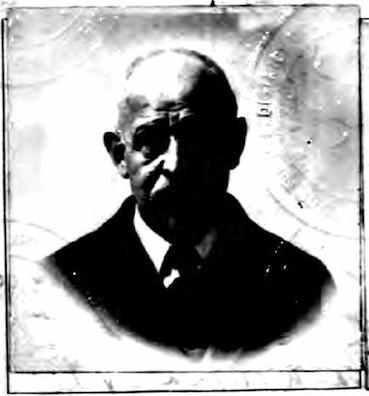 Joseph Ziegler (1849- ), passport photo