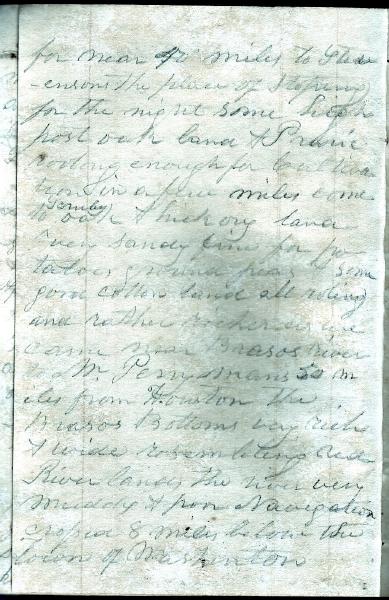 Green Wood Travel Journal (page 11) 14 April 1848