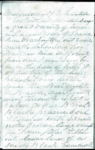 Green Wood Travel Journal (page 13) 19 April 1848