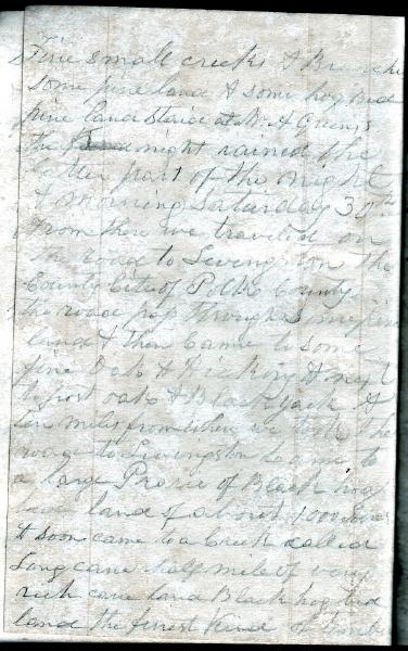 Green Wood Travel Journal (page 29) 28-29 April 1848