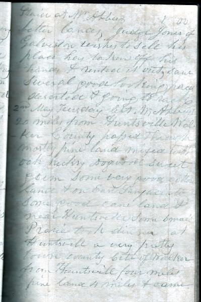 Green Wood Travel Journal (page 34) 1-2 May 1848