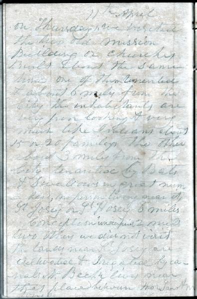 Green Wood Travel Journal (page 51) 11 May 1848