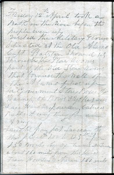 Green Wood Travel Journal (page 53) 12 May 1848