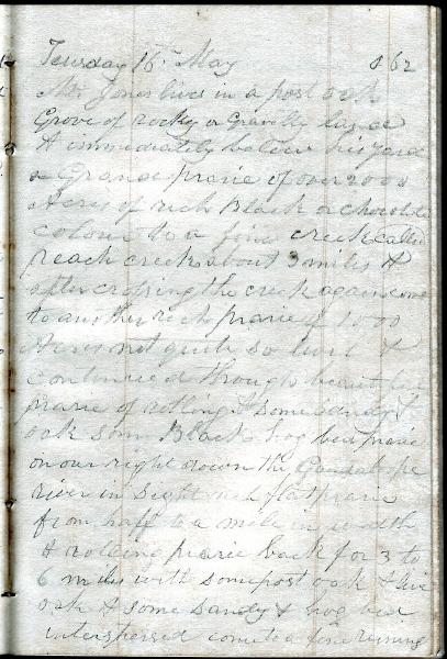 Green Wood Travel Journal (page 60) 16 May 1848