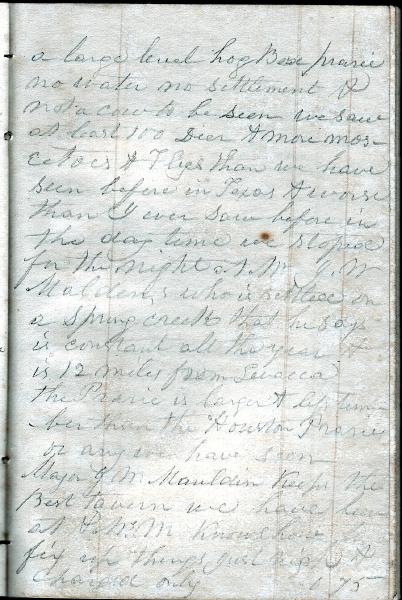 Green Wood Travel Journal (page 64) 17 May 1848