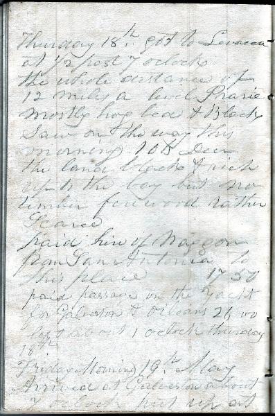 Green Wood Travel Journal (page 65) 18-19 May 1848