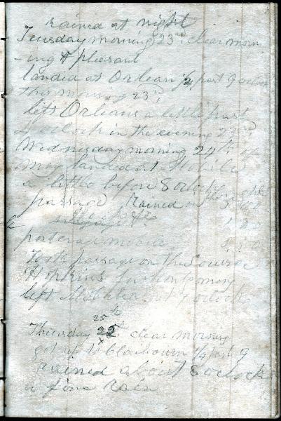 Green Wood Travel Journal (page 68) 23-25 May 1848