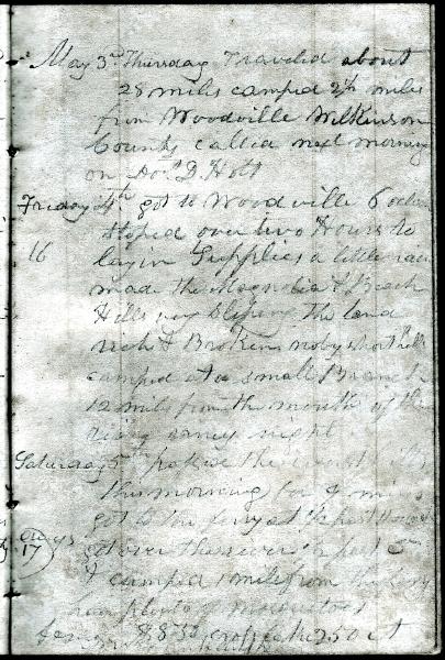 Green Wood Travel Journal (page 76) 3-5 May 1849