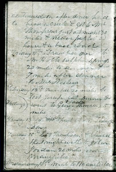 Green Wood Travel Journal (page 79) 10-16 May 1849