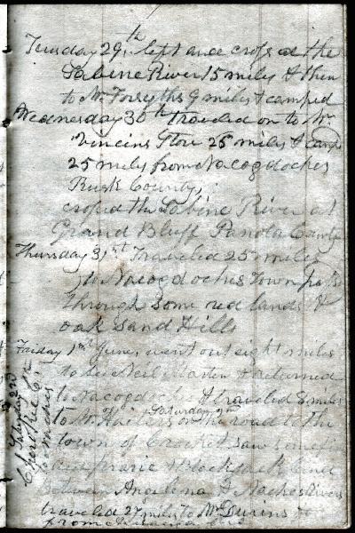 Green Wood Travel Journal (page 82) 29 May - 2 June 1849