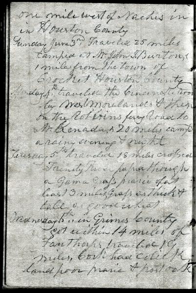 Green Wood Travel Journal (page 83) 2-6 June 1849