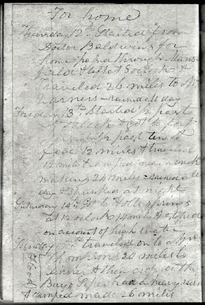 Green Wood Travel Journal (page 89) 12-15 July 1849