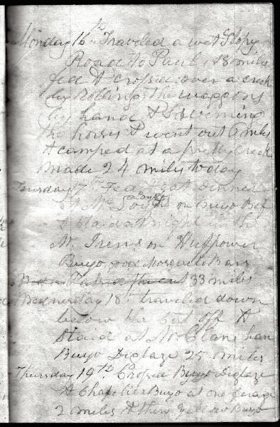 Green Wood Travel Journal (page 90) 16-19 July 1849