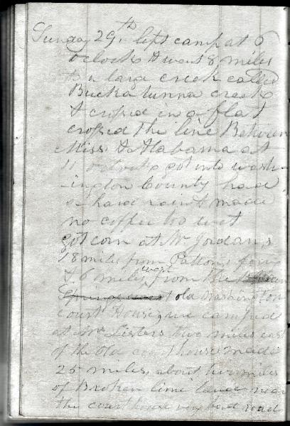 Green Wood Travel Journal (page 95) 29 July 1849